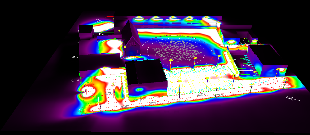 Bureau d'étude LED - Etude photométrique en ligne