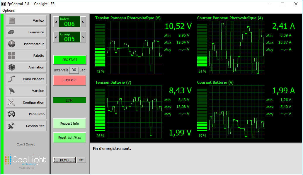 Logiciel EpControl